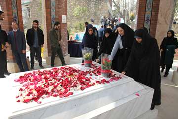 مراسم سالگرد تدفین شهدای گمنام دانشگاه 